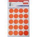Tanex Etichete autoadezive color, D25 mm, 100 buc/set, TANEX - orange