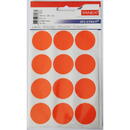 Tanex Etichete autoadezive color, D32 mm, 60 buc/set, TANEX - orange