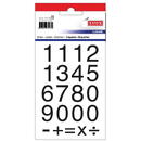 CIF Etichete cu cifre + semne matematice, 20 x 20 mm, 40buc/set, TANEX