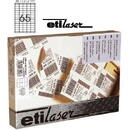 Etilux Etichete autoadezive 65/A4, 38,1 x 21,2 mm, 200 coli/top, ETILASER - albe