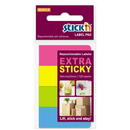 Stick'n Etichete autoadezive 18 x 44 mm, 4 x 120 etichete/set Stick"n Extra sticky label - neon asortate