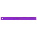 M+R Rigla din plastic colorat, 30cm, M+R - violet