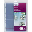 Elba Folie protectie A4, pentru 4 CD/DVD, 110 microni, 10buc/set, ELBA