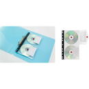 Pukka Pad Folie protectie A4, pentru 2 CD/DVD, cu etichete pentru index, 5 buc/set, PUKKA