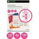 Leitz Folie LEITZ pentru laminare rapida, A4, 125 microni, 100 folii/cutie