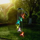 Generic Lampa solara suspendată - Colibri - cu LED RGB - 78 x 12,5 cm