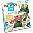 Carioca Set articole creative CARIOCA Create & Color - Ms. WILD 3D