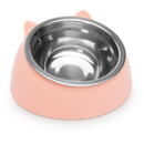 Yummie Bol de hrănire pentru pisici - 165 x 100 mm - roz