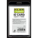 Suport PP-PVC rigid, pentru ID carduri, 128 x 91mm, orizontal, KEJEA - alb