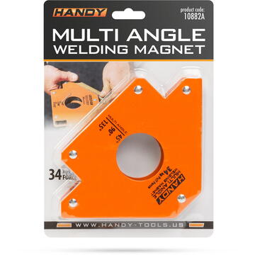 Accesoriu sudura HANDY - Magnet de fixare pentru sudură - 45° - 90° - 135° - max 34 kgf