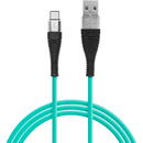 Delight Delight - Cablu de date - USB Type C - înveliş siliconic, 4 culori, 1 m