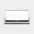 Brabantia Roll Top Bread Bin steel glossy, medium