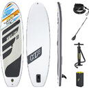 BESTWAY Set placa paddle Board Bestway Hydro-Force, SUP Board (white/grey, 305cm x 84cm x 12cm)