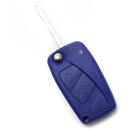 Carguard Fiat - Carcasa cheie tip briceag, 3 butoane, albastru