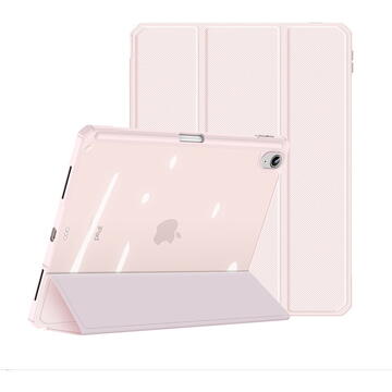 Husa Dux Ducis Toby case for iPad 10.9&#39;&#39; 2022 (10 gen.) cover with stylus holder Apple Pencil smart cover stand pink