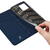 Husa Dux Ducis Skin Pro case for Motorola Edge 30 Fusion flip cover card wallet stand blue