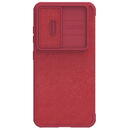 Nillkin Nillkin Qin Leather Pro Case Samsung Galaxy S23 Flip Cover Camera Cover Red