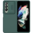 Nillkin CamShield Silky Silicone Case for Samsung Galaxy Z Fold 4 Silicone Cover with Camera Protector Green