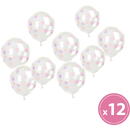 Generic Set baloane cu buline colorate - 12 piese / pachet
