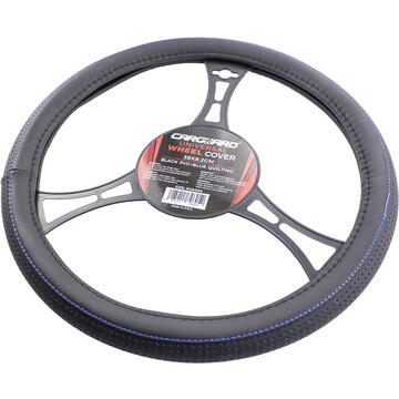 Husă volan auto - negru / albastru PRO - CARGUARD
