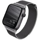 UNIQ UNIQ pasek Dante Apple Watch Series 4/5/6/7/8/SE/SE2 42/44/45mm Stainless Steel grafitowy/graphite