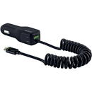 Leitz Duo-incarcator LEITZ Complete cu cablu micro USB, pentru masina, incarcare rapida, 24W - negru