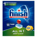 finish FINISH All-in-one Powerball Lemon, tablete detergent pentru masina de spalat vase, 50buc/cutie