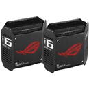 GT6 ROG Rapture Wifi 6 802.11ax Tri-band Gigabit Gaming Mesh System (2PK)