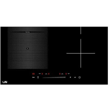 Plita LIN LI-B47221 7200 W induction cooktop. Negru 4 zone 7200 W