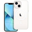 Husa TPU OEM Clear Mag pentru Apple iPhone 14, MagSafe, Transparenta