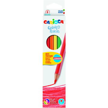 Articole pentru scoala Creioane colorate CARIOCA, hexagonale, 6 culori/cutie