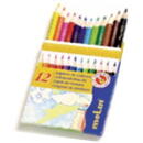 Molin Creioane colorate, 1/2, 12 culori/set, MOLIN Color Plus