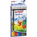 Alpino Creioane colorate acuarela, cutie carton, 12 culori/set, ALPINO Aqualine