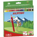 Alpino Creioane colorate, cutie carton, 24 culori/set, ALPINO