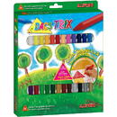 Alpino Creioane cerate soft, triunghilare, cutie carton, 24 culori/cutie, ALPINO DacsTrix