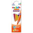 Carioca Creioane colorate CARIOCA Maxi Neon, triunghiulare, super fluorescente, 6 culori/cutie