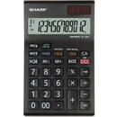 Sharp calculators Calculator de birou, 12 digits, 155 x 97 x 12 mm, dual power, SHARP EL-128CWH - negru/alb