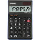 Sharp calculators Calculator de birou, 14 digits, 155 x 97 x 12 mm, dual power, SHARP EL-144TBL - negru