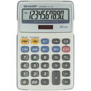 Calculator de birou, 10 digits, 170 x 108 x 15 mm, dual power, SHARP EL-334FB - gri