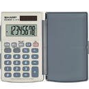Sharp calculators Calculator de buzunar, 8 digits, 105 x 64 x 11 mm, dual power, conversie, SHARP EL-243EB - gri