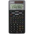 Calculator stiintific, 10 digits, 400+ functii, 161x80x15 mm, dual power, SHARP EL-520TGGY - gri