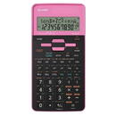 Calculator stiintific, 10 digits, 273 functii, 161x80x15mm, dual power, SHARP EL-531THBGR-negru/roz