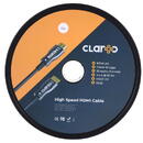 claroc CLAROC HDMI CABLE FIBER OPTIC AOC 2.0, 4K, 10M