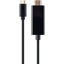 Gembird A-CM-HDMIM-01 USB-C male to HDMI-male adapter, 4K 30Hz, 2m, black