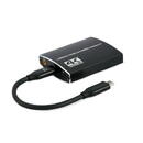 Gembird Gembird A-CM-HDMIF2-01 USB-C to dual HDMI adapter, 4K 60Hz, black