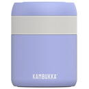 Kambukka Dinner Cutie termica 600 ml,  Lavender, Otel inoxidabil,Mentinerea calda a alimentelor pana la 9 ore
