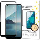 Wozinsky Wozinsky Tempered Glass Full Glue Super Tough Screen Protector Full Coveraged with Frame Case Friendly for Nokia 3.4 black