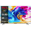 TCL QLED 75C645, 189 cm, Smart Google TV, 4K Ultra HD, Clasa G
