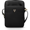 Guess Guess Bag GUTB10NTMLBK 10&quot; black/black Nylon Triangle Logo