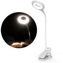 Wireless LED reading lamp with clip + white micro USB cable